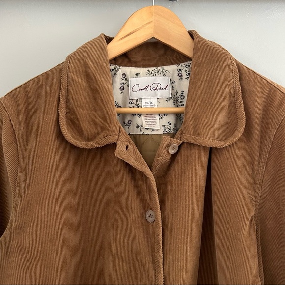 Vintage Corduroy Quilted Oversized Barn Chore Coat Jacket Women’s XL - Picture 3 of 11